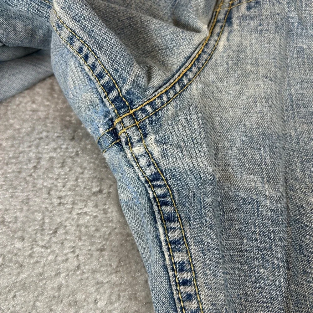 Vintage 90s Levis SilverTab Baggy Jeans Men 40x30 Light Blue Relaxed Fit Y2K